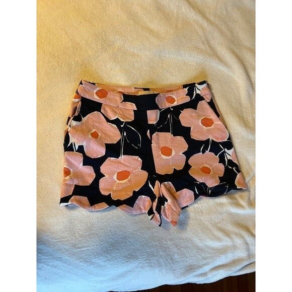 Anthropologie Floral Georgie Scallop Shorts Size 6US - Picture 3 of 12